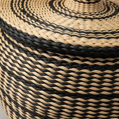 Handwoven Baba Tree Decorative Wall Basket – Sunburst Pattern (Copy) (Copy) (Copy)