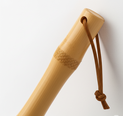 Antpha Handcrafted Soft Grass Broom – Natural Sweeping Brush with Bamboo Handle (Minimalist Cleaning Tool)
