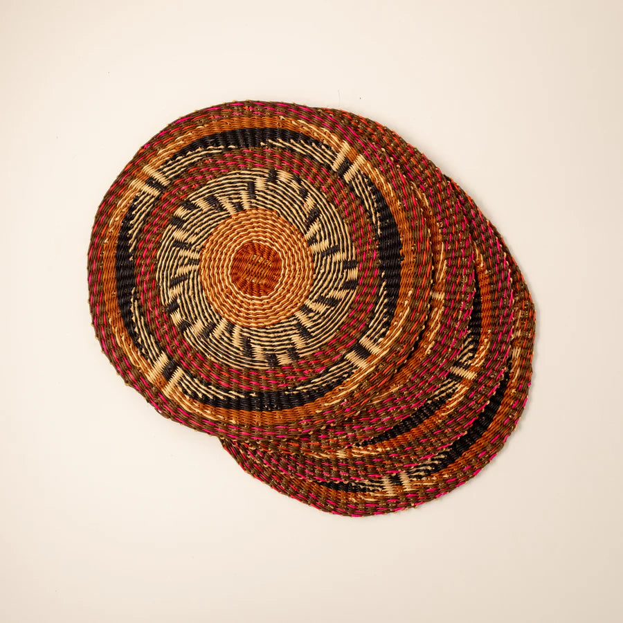 Baba Tree Round Placemats - Set of 4