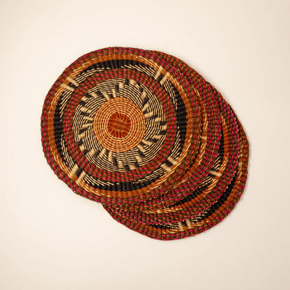 Baba Tree Round Placemats - Set of 4